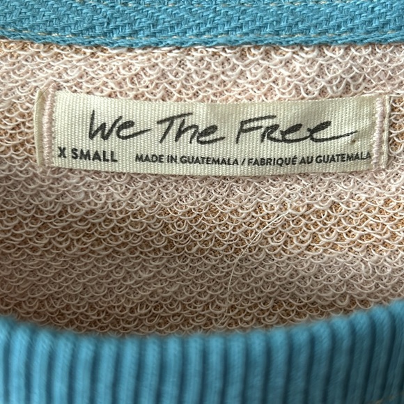 Free People Oversized Sweatshirt XS - Picture 2 of 2